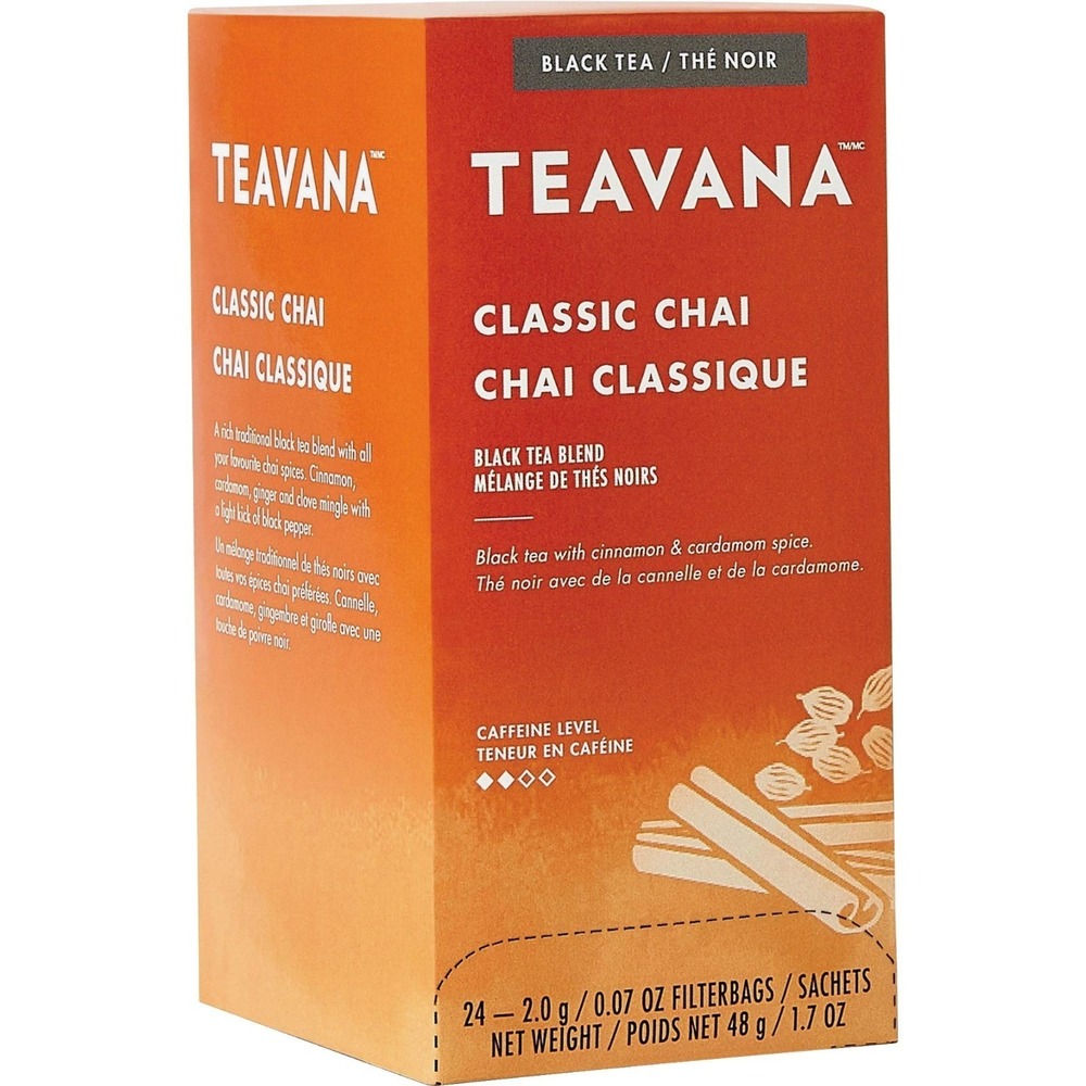 Starbucks Teavana Classic Chai Tea 24 Sachets NEW Sealed